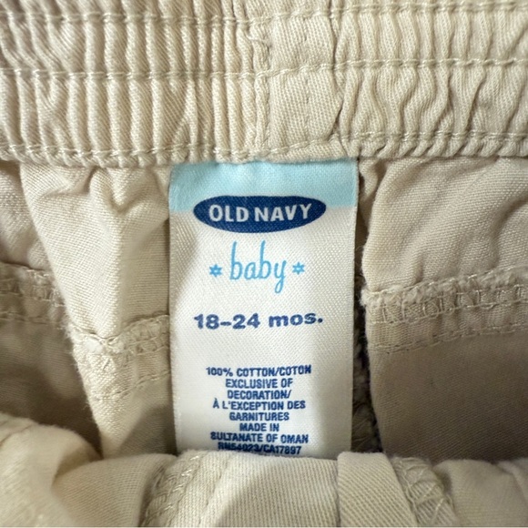 Beige Old Navy Baby Cargo Pants - Picture 5 of 6